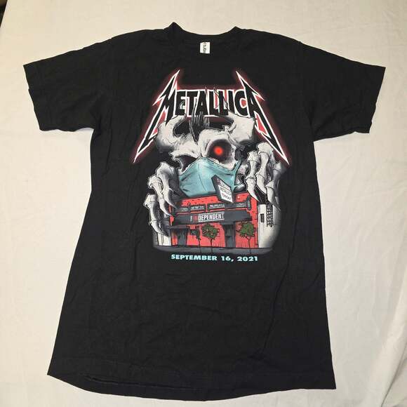 Metallica Other - Metallica 'The Independent' San Francisco Secret Show shirt 2021 medium